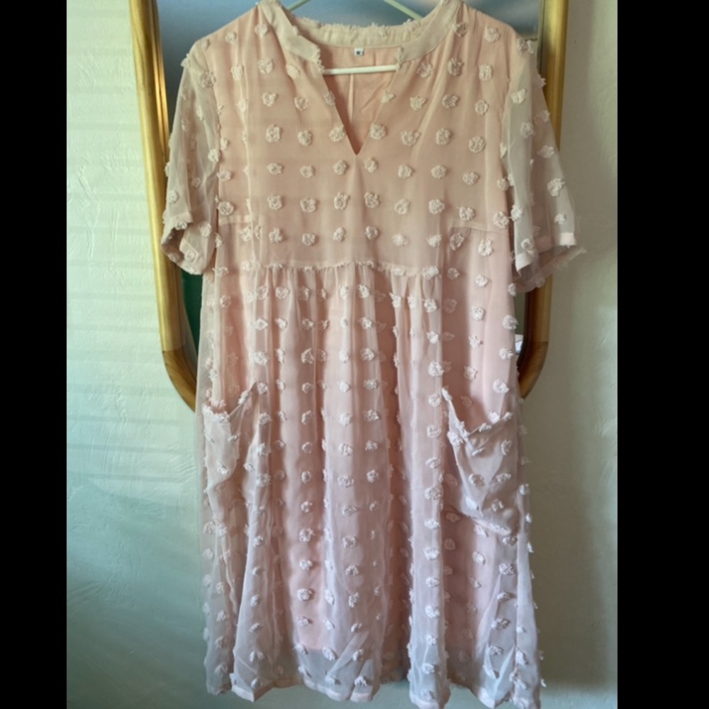 Pink Floof Dress